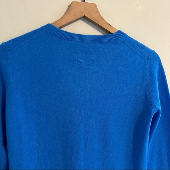 NWT Vanessa Bruno Blue Merino Wool Crewneck Sweater Small - Picture 6 of 15